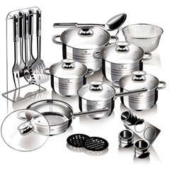 Набір посуду з фритюрницею, набором для спецій, кухонними приладами BLAUMANN BL 3134 - 27 предметів