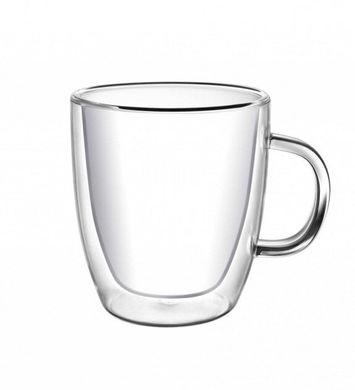 Набір скляних чашок із подвійними стінками Con Brio CB-8435-2 - 2шт, 350мл