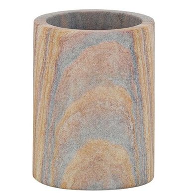 Склянка для зубних щіток з каменю Kela Dune 23061, Коричневий
