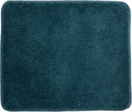 Килимок для ванної з поліестеру Kela Livana 24012 - синьо-зелений, 100х60см