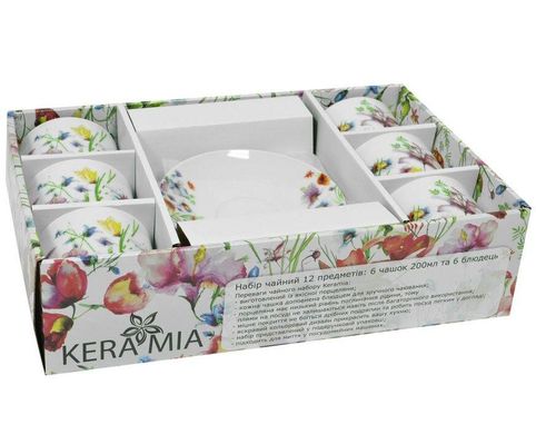 Чайний сервіз Krauff Keramia "Польові квіти" 24-198-079 - 12 предметів