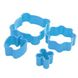 Набор форм для печенья TITIZ PLASTIK AP-9072-LB (голубой) - 4 пр.