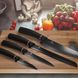 Набор ножей с доской для нарезки Berlinger Haus Black Rose Collection BH 2503 - 5 предметов