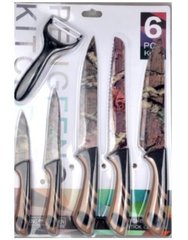 Набор ножей с овощерезкой Frico FRU-917 - 6 шт