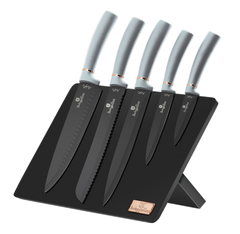 Набор ножей с магнитной подставкой Berlinger Haus Moonlight Edition BH 2515 - 6 предметов