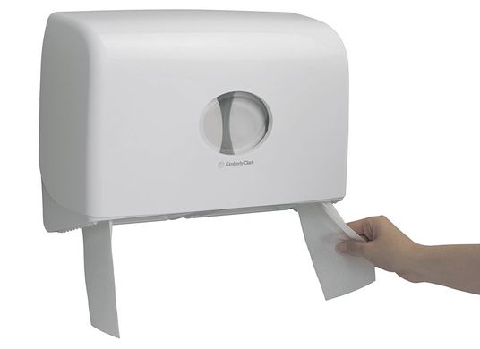 Диспенсер для туалетного паперу в міні рулонах Aquarius Kimberly Clark 6947, Білий