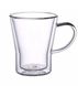 Набір скляних чашок із подвійними стінками Con Brio СВ-8528-2 - 2шт, 280мл