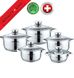 Набор посуды из нержавеющей стали Royalty Line RL-1003 - 10 пр