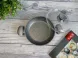 Сковорода для омлета с крышкой OMS 3214-22 - 22 см х 5 см, 1.55 л, серая