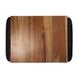 Доска деревянная с пластиковым поддоном для продуктов Bergner Natural Life (BG-4926) - 38х24.5х3.5см