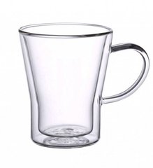Набір скляних чашок із подвійними стінками Con Brio СВ-8535-2 - 2шт, 350мл