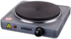 Настольная плита электрическая HILTON HEC-153 - 1 конфорка, серая (1500 Вт)