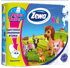 Туалетная бумага Zewa Kids 3 слоя 4 рулона (7322540606102)