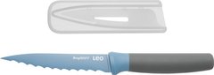 Нож универсальный с зубчатым лезвием и покрытием BERGHOFF LEO (3950114) - 11,5 см, голубой
