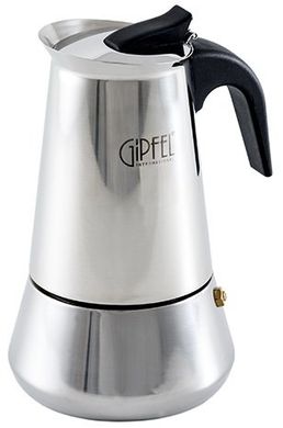 Гейзерная кофеварка на 6 чашек из нержавеющей стали GIPFEL IRIS 5326 - 300 мл