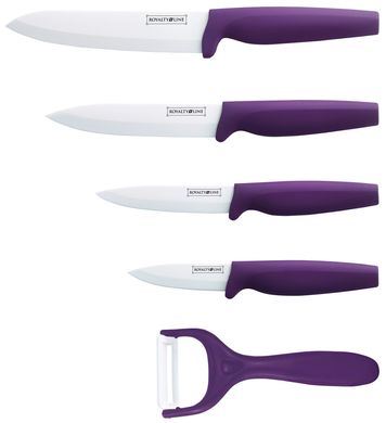 Набор керамических ножей Royalty Line RL-C4P - 5 предметов