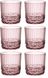 Набор стаканов Bormioli Rocco America'20s Lilac Rose (122157BAU021990) - 300 мл, 6 шт