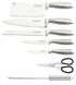 Набор ножей с мусатом и топроким Royalty Line RL-600 - 8 пр, Металлик