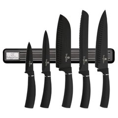 Набор ножей с подставкой Black Silver Collection Berlinger Haus BH-2536 - 6 предметов