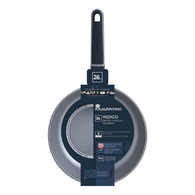 Сковорода с антипригарным покрытием Bergner MasterPro Indigo (BGMP-7973) - 26 см
