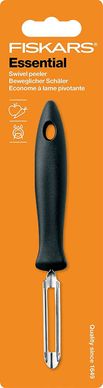 Нож с подвижным лезвием для чистки овощей Fiskars Essential (1023787) - 6 см
