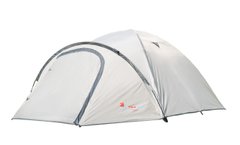 Туристическая палатка трехместная Time Eco Travel-3, серо-бежевая