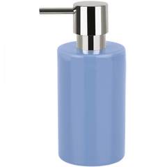 Дозатор для мыла керамический Spirella TUBE 10.19905 - серо-голубой
