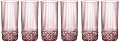 Набір склянок Bormioli Rocco America'20 Lilac Rose (122155BB9121990) - 480 мл х 6 шт