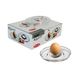 Набір підставок для яєць Pasabahce Basic 53382 - 9х13 см, 4 шт.