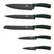 Набір ножів з магнітною підставкою Berlinger Haus Emerald Collection BH 2518 - 6 предметів