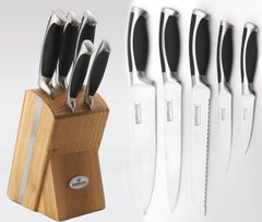 Набір якісних ножів на дерев'яній підставці Bohmann BH 5044