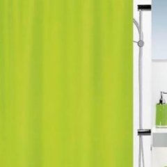 Шторка для ванной ROXANNE - киви, 180x200, Зеленый
