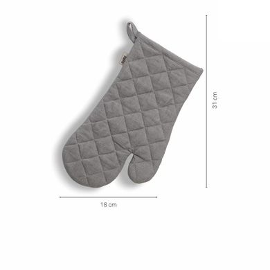 Прихватка-рукавиця KELA Puro (12803) - 31x18 см, сіра