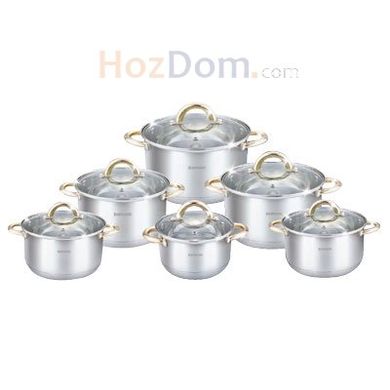 Набор посуды Bohmann BH-1212 PG (12 предметов)