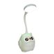 Лампа настольная детская аккумуляторная с USB 4.2 Вт настольный светильник сенсорный Сова CS-289 Зеленый