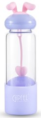 Бутылка для воды из боросиликатного стекла GIPFEL PAOLA 8325 - 350мл, фиолетовая