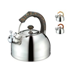 Чайник со свистком Peterhof SN-1426 - 3 л, Металлик