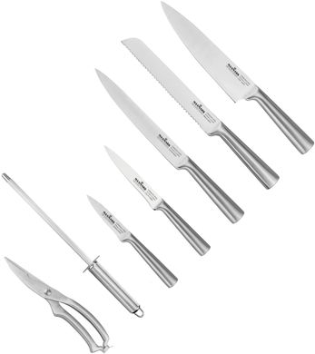 Набор ножей на прозрачной подставке Maxmark MK-K04 - 8 предметов