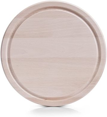 Кухонна дошка кругла з жолобом ZELLER 22700 - 25x1,5 см