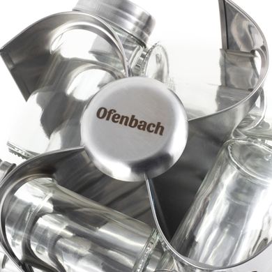Набір ємностей Ofenbach для спецій 16шт на підставці для сервірування столу KM-101003