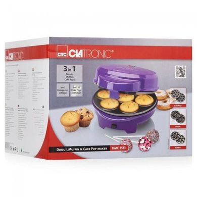 Апарат для приготування пончиків, кексів та печива CLATRONIC DMC 3533