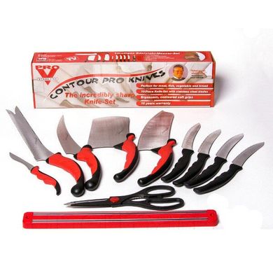 Набор кухонных ножей Contour Pro + магнитная рейка