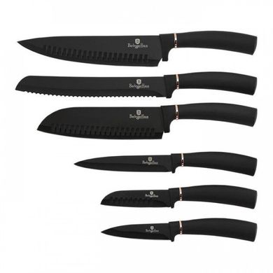 Набор ножей Berlinger Haus Black Rose Collection BH-2414 - 6 предметов