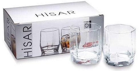Набір низьких склянок для води Pasabahce HISAR 42856 - 210 мл (6 предметів)