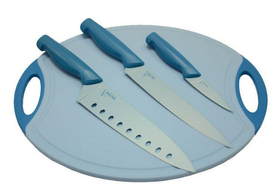 Набор ножей + доска для нарезки HILTON NS FO-8SCP
