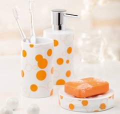 Набор аксессуаров для ванной Spirella Tube Bubbles 17292-303, Оранжевый