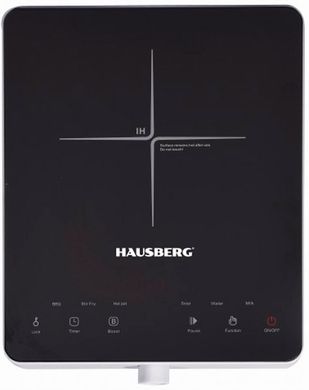 Плита індукційна настільна електрична Hausberg HB-1526RZ - 2000 Вт, золотиста
