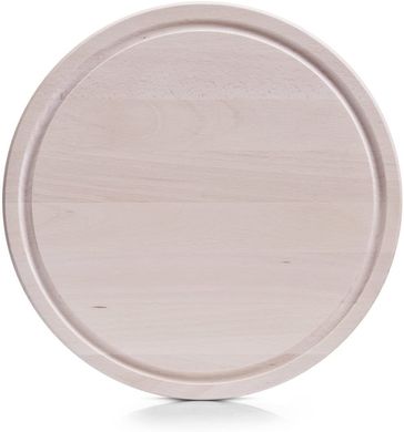 Кухонна дошка кругла з жолобом ZELLER 22710 - 31x1,5 см