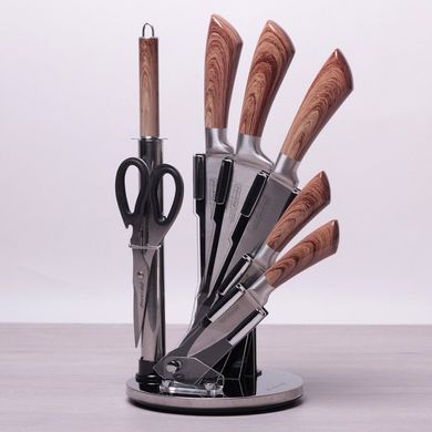 Набор кухонных ножей на акриловой подставке Kamille KM5048