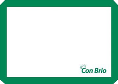Силиконовый коврик Con Brio СВ-678 - 29,5х42см (зеленый)